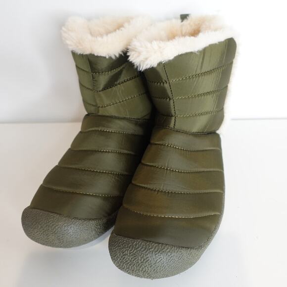 LAMO Puffer Alina Olive Booties / Water Resistant - Picture 3 of 10